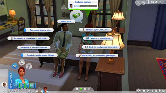 After you meet another Sim and make an acquaintance with him, the menu some of the available interactions opens - Interactions between Sims - The Sim Environment - The Sims 4 - Game Guide and Walkthrough
