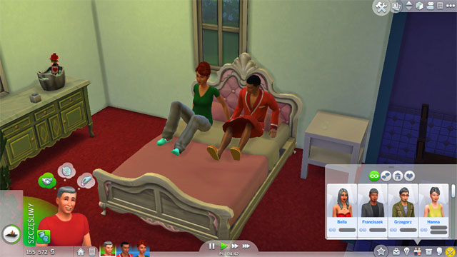 Tightening the relationship, of course, gives you the access to the more spicy interactions, such as kisses or WooHoo that may take place in bed, but also in the rocket, observatory or some other places - Interactions between Sims - The Sim Environment - The Sims 4 - Game Guide and Walkthrough