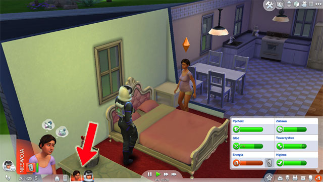 After you move in, as a result of the decision to move in together or marry, you also take control over your Sims partner and from now on, you control two Sims - Interactions between Sims - The Sim Environment - The Sims 4 - Game Guide and Walkthrough