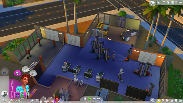 This gym is a bit better equipped than the one at Willow Creek - Outdoors Entertainment - The Sim Environment - The Sims 4 - Game Guide and Walkthrough