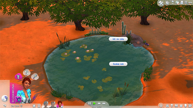 There also are two angling spots here: a small lake and a pond - Outdoors Entertainment - The Sim Environment - The Sims 4 - Game Guide and Walkthrough