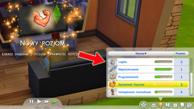 In the skill panel you can see every skill learned by your Sim and its current level - General Information - Skills - The Sims 4 - Game Guide and Walkthrough