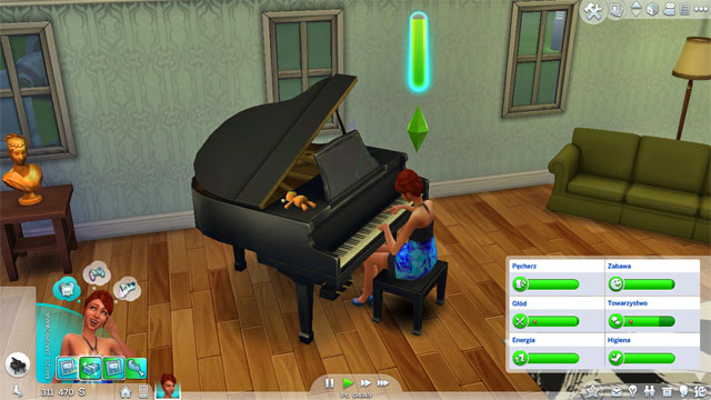 Its a minor skill similar to Guitar and Violin - Piano - Skills - The Sims 4 - Game Guide and Walkthrough