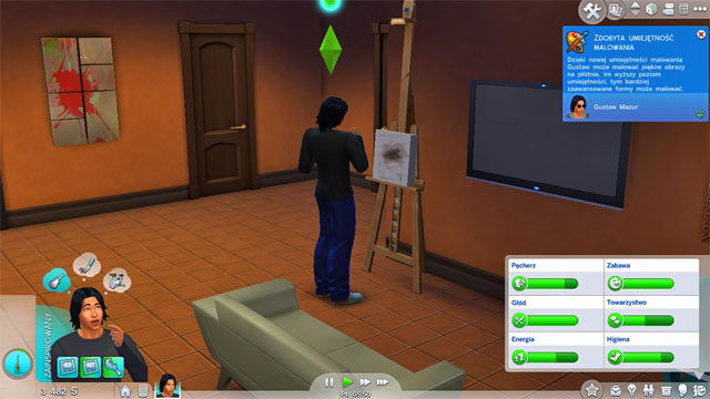 Leveling up this skill to its maximum level and selling your paintings may allow your Sim to receive a huge income - Painting - Skills - The Sims 4 - Game Guide and Walkthrough