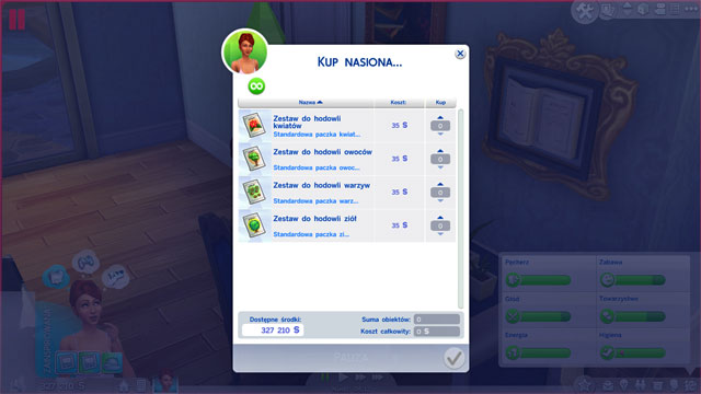 Use your computer to choose the Buy seeds - Gardening - Skills - The Sims 4 - Game Guide and Walkthrough