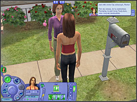 Goal: Hug aunt Sharon (+250 Aspiration) - Chapter 1 - Scenario 1 - The Sims Life Stories - Game Guide and Walkthrough