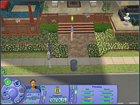 As you've probably noticed, there's a lot of dirt and garbage in the area (#1) - Chapter 1 - Scenario 2 - The Sims Life Stories - Game Guide and Walkthrough