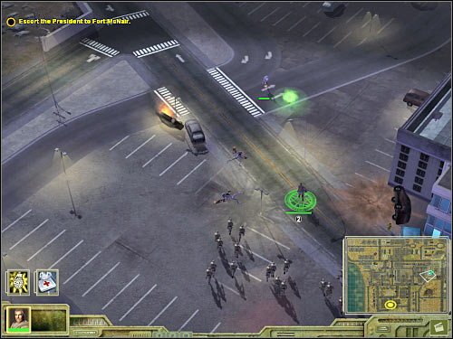 I would recommend moving all the way to the south end of the map - Mission 2 - part 1 - Prelude - Universe at War: Earth Assault - Game Guide and Walkthrough
