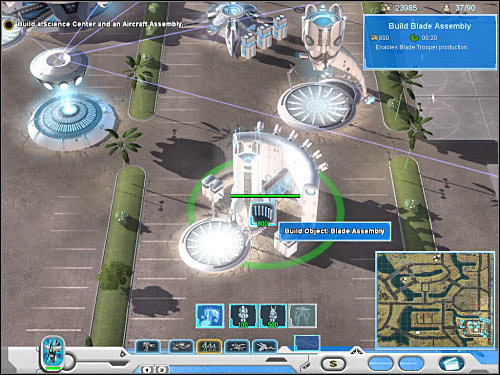 As you've probably noticed, you already have a Recycling Center building, as well as Vehicle Assembly - Mission 5 - part 1 - Novus - Universe at War: Earth Assault - Game Guide and Walkthrough