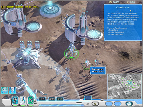 You should receive your first objective in just a few seconds - Mission 7 - part 1 - Novus - Universe at War: Earth Assault - Game Guide and Walkthrough