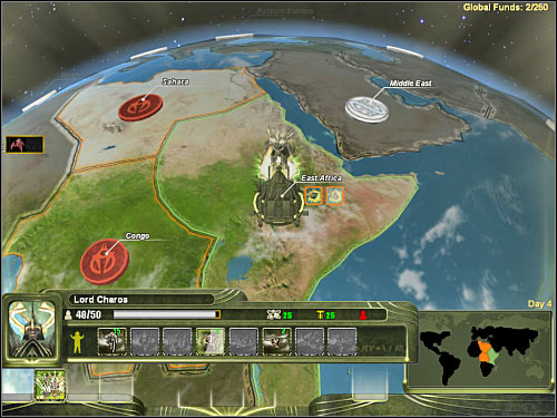 Like I've already said, your first step will be to attack one of the nearby territories - Masari - Global Map - Masari - Universe at War: Earth Assault - Game Guide and Walkthrough