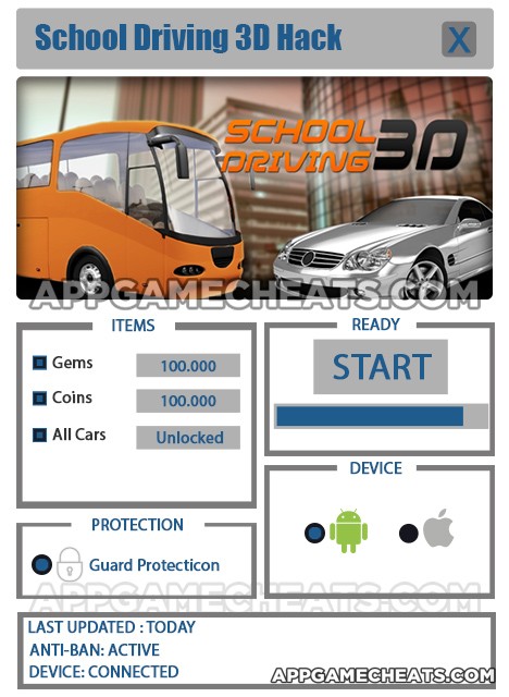 school-driving-3d-cheats-hack-gems-coins-all-cars