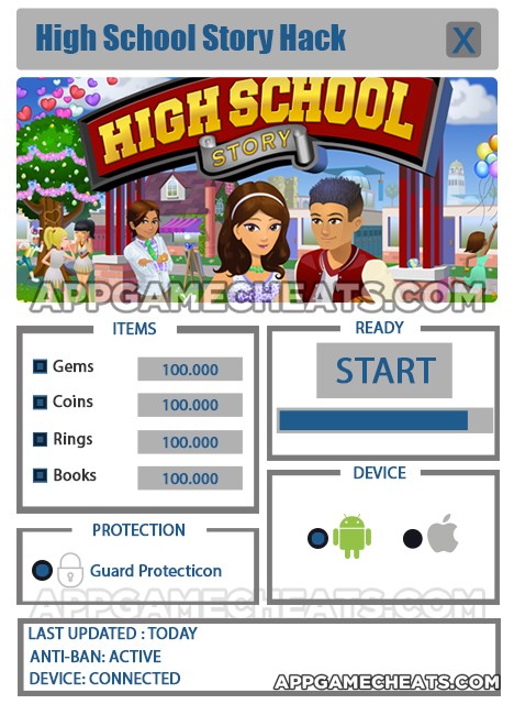 high-school-story-cheats-hack-gems-coins-rings-books