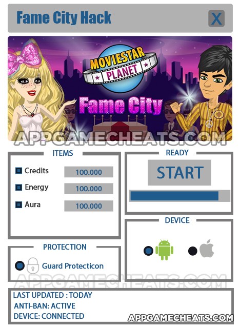 fame-city-cheats-hack-credits-energy-aura