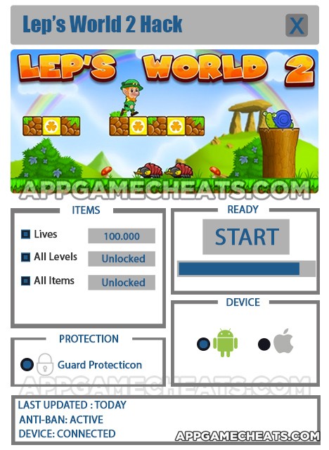 leps-world-two-cheats-hack-lives-all-levels-all-items