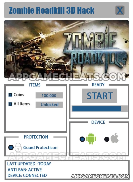 zombie-roadkill-3d-cheats-hack-coins-all-items