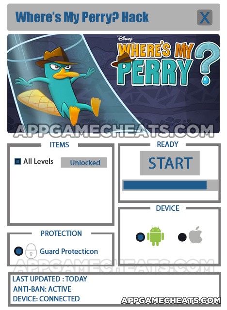 wheres-my-perry-cheats-hack-all-levels
