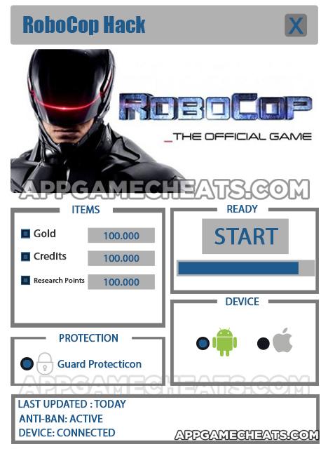 robocop-cheats-hack-gold-credits-research-points