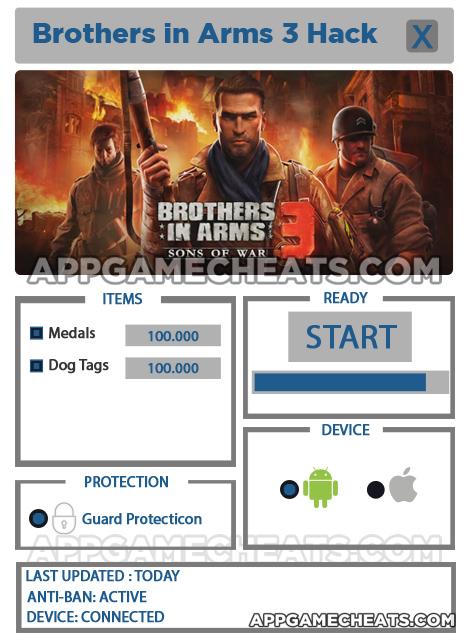 brothers-in-arms-3-hack-cheats-medals-dog-tags