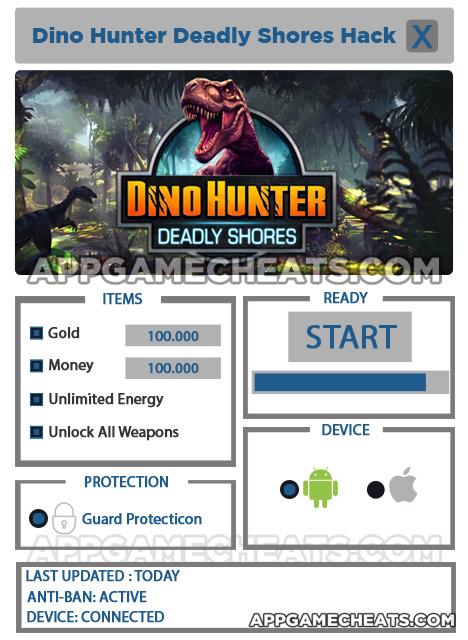dino-hunter-deadly-shores-hack-cheats-gold-money-energy-weapons