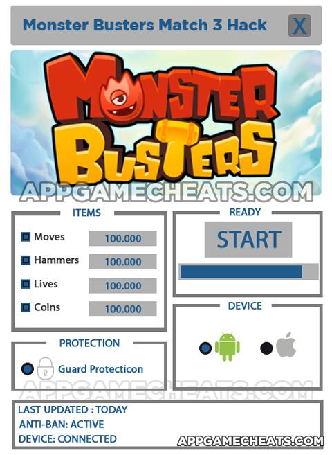 monster-busters-hack-cheats-moves-hammers-lives-coins