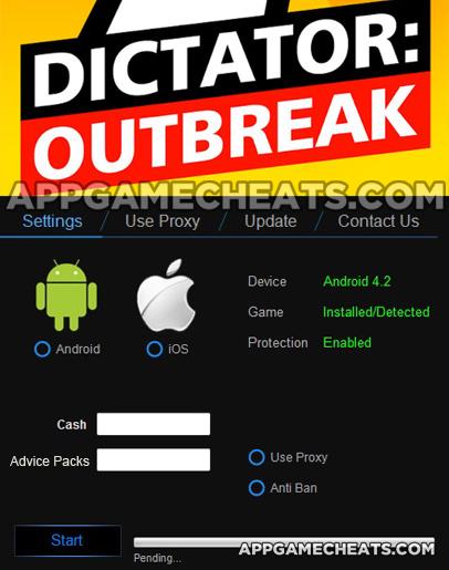 dictator-outbreak-hack-cheats-cash-advice-packs