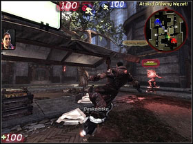 Description: Battle takes place in abandoned market area - Battle 2-6 - Chapter II	 - Unreal Tournament III - Game Guide and Walkthrough