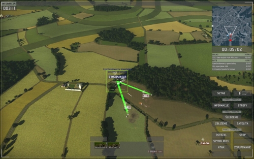 Reinforce your eastern flank with some tanks (there is big forest so you can buy vehicle with flamethrower), place them near FOB and eliminate approaching enemies (picture below) - [Dabrowskis Mazurka] - Evacuation - [Dabrowskis Mazurka] - Wargame: European Escalation - Game Guide and Walkthrough