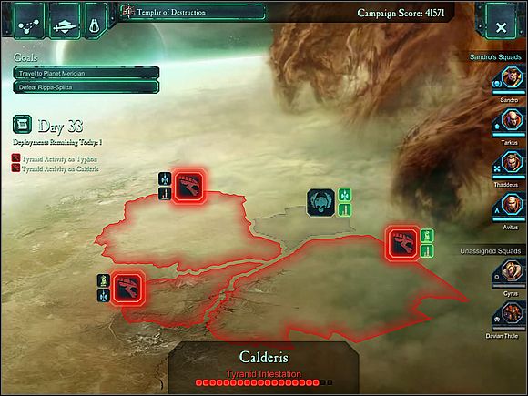 You also have the option of traveling between planets - Campaign - Campaign layout - Campaign - Warhammer 40,000: Dawn of War II - Game Guide and Walkthrough