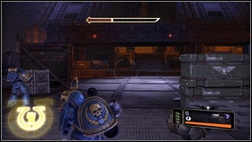 When the last enemy died, move to the opposite side of the room - 13 - Wake the Sleeping Giant - Walkthrough - Warhammer 40,000: Space Marine - Game Guide and Walkthrough