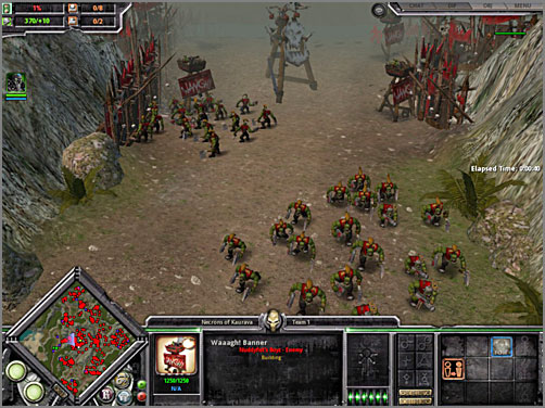 In this scenario, you will have to face hordes of orks. - 2B - Rokclaw Mountains - KAURAVA II - Warhammer 40.000: Dawn of War - Soulstorm - Game Guide and Walkthrough