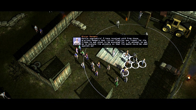Fletchers execution - Save a condemned man - or not - Angel Oracle - quests - Wasteland 2 - Game Guide and Walkthrough