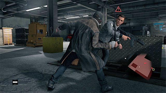 It is a good idea to knock the enemy down only when there are no others around - Ranged and close combat - Combat - Watch Dogs - Game Guide and Walkthrough