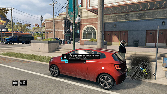 Look out for parking lots and for cars parked at curbs - Obtaining the means of transport - Watch Dogs - Game Guide and Walkthrough