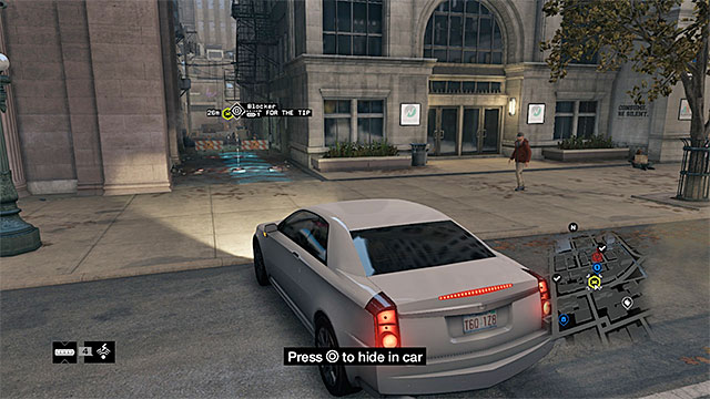 An example marker of a main mission - Main and side missions - Watch Dogs - Game Guide and Walkthrough