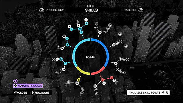 The Abilities Tree has been shown in the above screenshot - Description of the available skills - Skills - Watch Dogs - Game Guide and Walkthrough