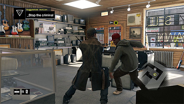 Try to tackle the assailant - Unlocking mission 2 - Main missions - Act I - Watch Dogs - Game Guide and Walkthrough