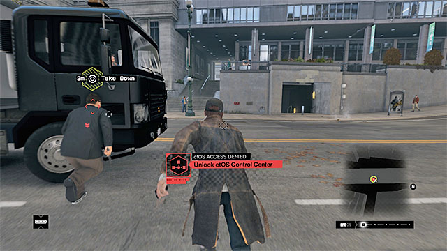 It is best to come close to the criminal and knock him down - Mission 2 (Big Brother) - Main missions - Act I - Watch Dogs - Game Guide and Walkthrough