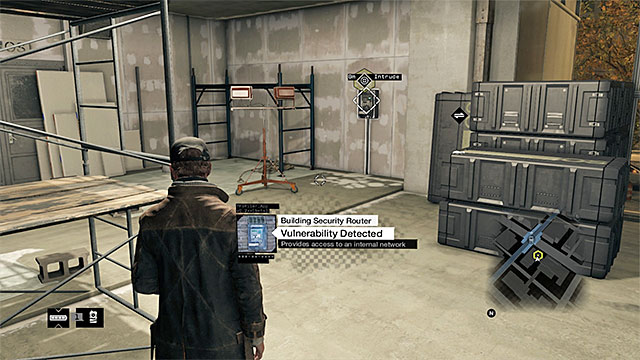 Remain at the upper level of the building and resume the process of avoiding the nearby guards - Mission 3 (Backstage Pass) - Main missions - Act I - Watch Dogs - Game Guide and Walkthrough
