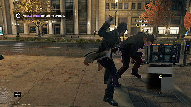 You need to shoot the hacker or defeat him in melee - Unlocking mission 4 - Main missions - Act I - Watch Dogs - Game Guide and Walkthrough