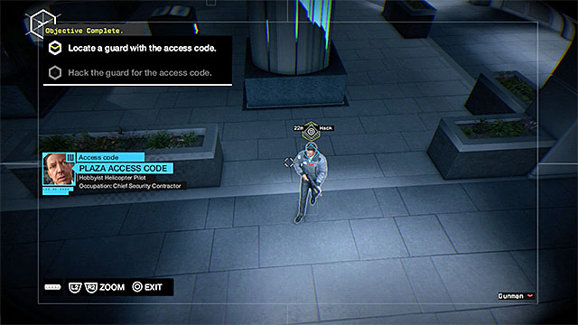 Before you start your exploration of the lobby, I recommend that you hack into one of the nearby cameras - Mission 5 (Open Your World) - Main missions - Act I - Watch Dogs - Game Guide and Walkthrough