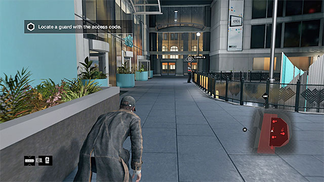Sneak near the left wall - Mission 5 (Open Your World) - Main missions - Act I - Watch Dogs - Game Guide and Walkthrough