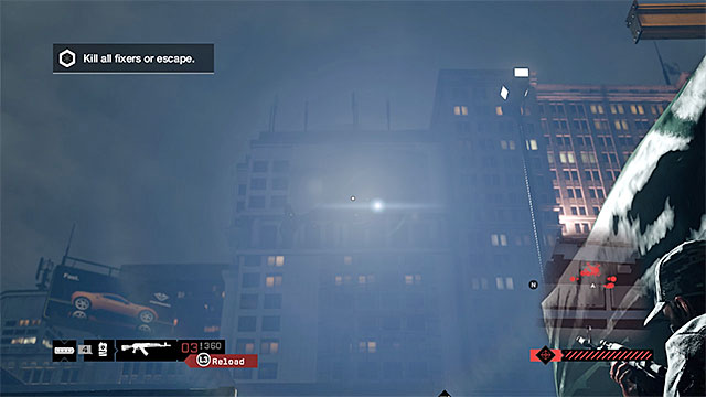 The enemy flying machine will be occupied lighting Aiden, at first - Mission 7 (Not the Pizza Guy) - Main missions - Act I - Watch Dogs - Game Guide and Walkthrough