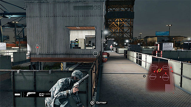 Get below and approach the building with the router, from the West - Unlocking mission 2 - Main missions - Act II - Watch Dogs - Game Guide and Walkthrough