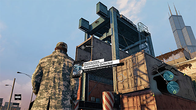 You can now lower the container and enter it - Mission 5 (A Blank Spot There-ish) - Main missions - Act II - Watch Dogs - Game Guide and Walkthrough