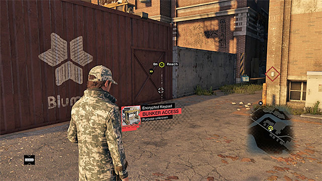 The bunker entrance - Mission 5 (A Blank Spot There-ish) - Main missions - Act II - Watch Dogs - Game Guide and Walkthrough