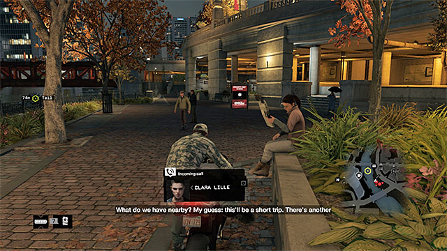 The place where you find the bike - Mission 10 (Breadcrumbs) - Main missions - Act II - Watch Dogs - Game Guide and Walkthrough