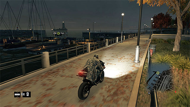 Ride along the alleys, alongside the waterfront - Mission 10 (Breadcrumbs) - Main missions - Act II - Watch Dogs - Game Guide and Walkthrough