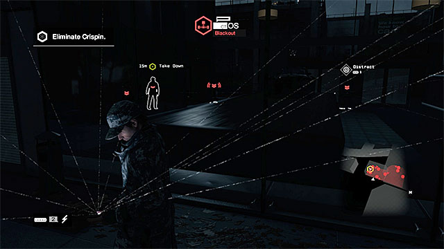 It is easy to walk around the guards and get Crispin after you cut off power supply - Mission 11 (Stare Into the Abyss) - Main missions - Act II - Watch Dogs - Game Guide and Walkthrough