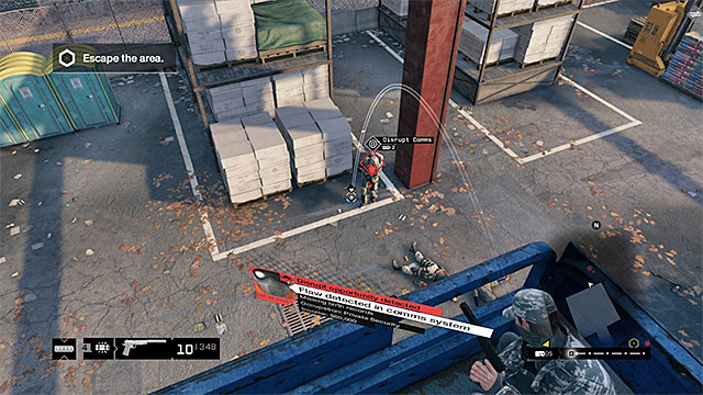 Use the grenade launcher or explosives to your aid, to eliminate the Enforcers - Mission 12 (A Risky Bid) - Main missions - Act II - Watch Dogs - Game Guide and Walkthrough